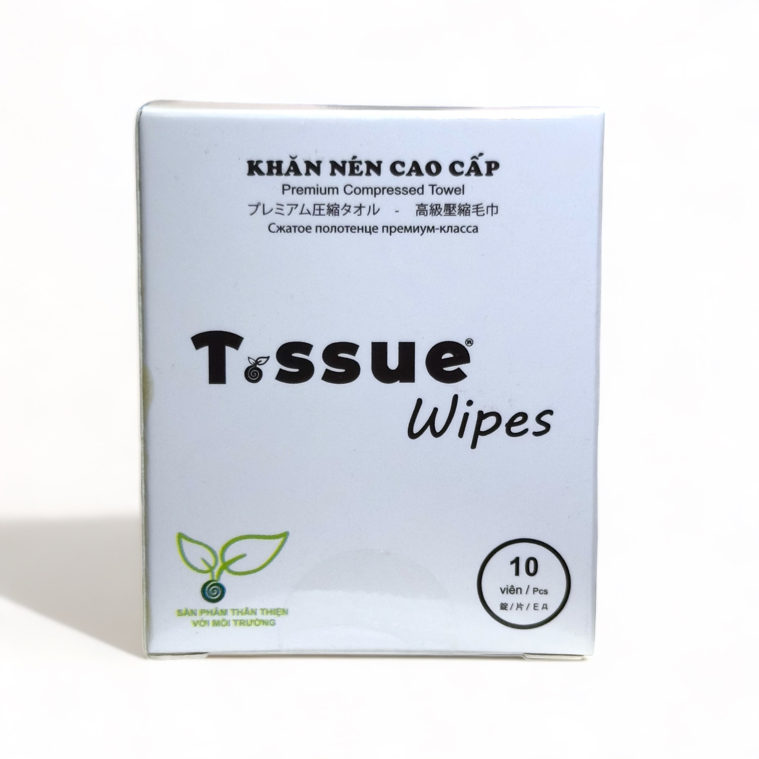 Khăn nén cao cấp T.ssue hộp/túi 10 viên